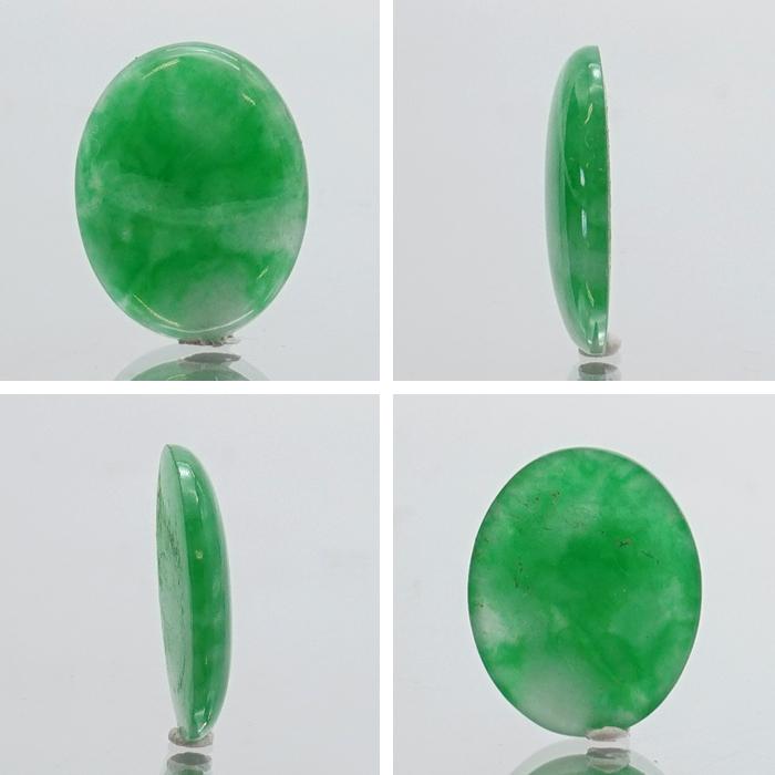 一点物】 翡翠 ルース 3.56ct ミャンマー産 Jade アイスジェダイト 5