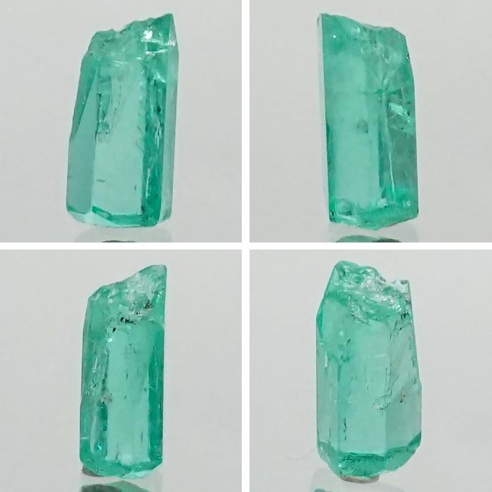一点物】 エメラルド ルース 原石 約1.0ct コロンビア産 緑柱石 一点物】 エメラルド ルース 原石 約1.0ct コロンビア産 緑柱石