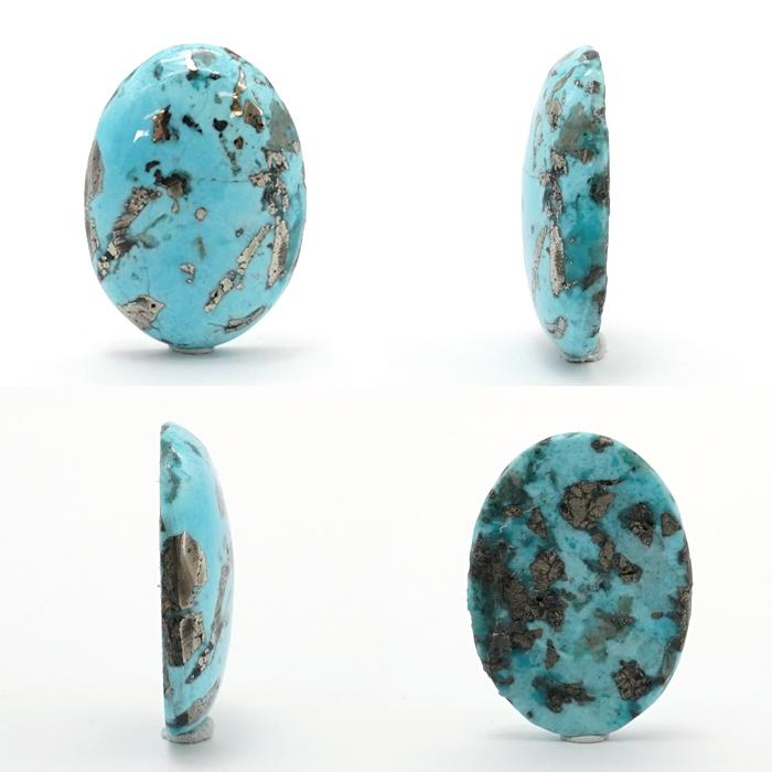 ペルシアンターコイズ ルース 19.3ct イラン産 【一点物 ペルシアンターコイズ ルース 19.3ct イラン産 【一点物