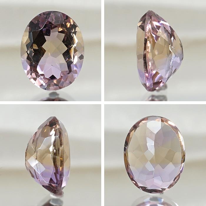 アメトリン ルース 4.05ct オーバルカット ボリビア産 【一点物 アメトリン ルース 4.05ct オーバルカット ボリビア産 【一点物