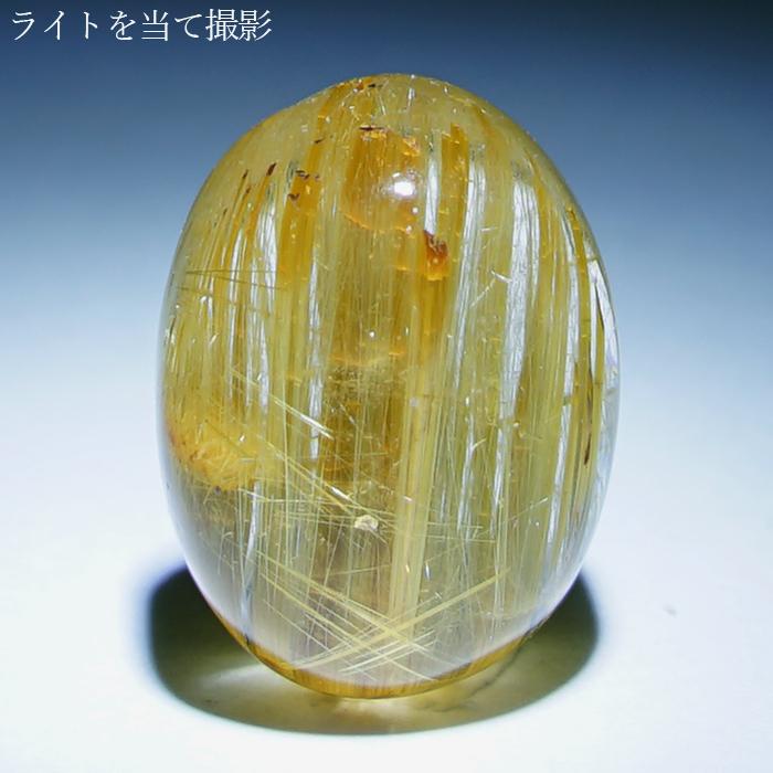 タイチンルチルクォーツ ルース オーバル 【 一点もの 】 金針水晶 