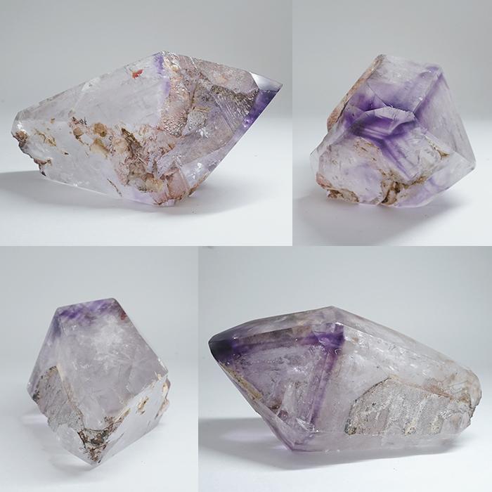 エレスチャルクォーツ ポリッシュ 362.3g ブラジル産【山梨甲府研磨