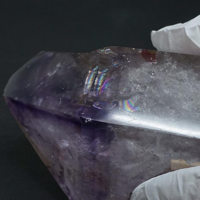 エレスチャルクォーツ ポリッシュ 362.3g ブラジル産【山梨甲府研磨