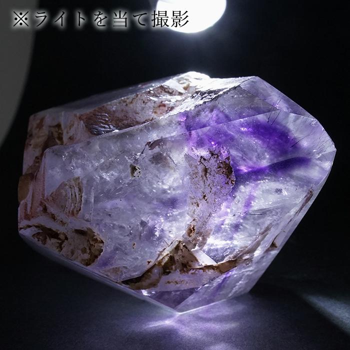 エレスチャルクォーツ ポリッシュ 362.3g ブラジル産【山梨甲府研磨