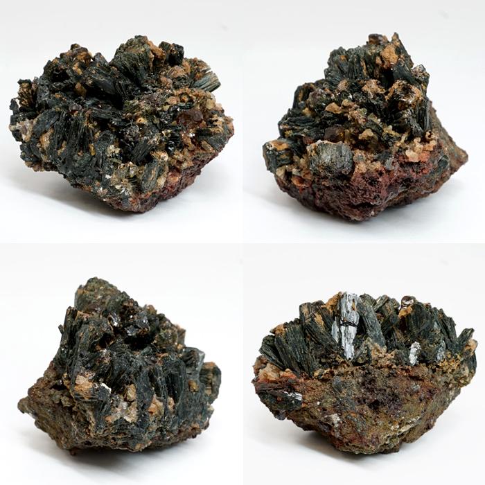 トパゾライトガーネット ヘデンベルガイト 原石 イラン産 共生鉱物
