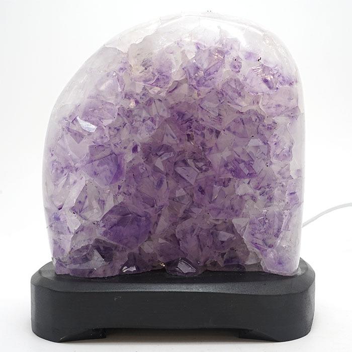 一点物】 アメジストクラスター 原石 ライト内蔵 ブラジル産