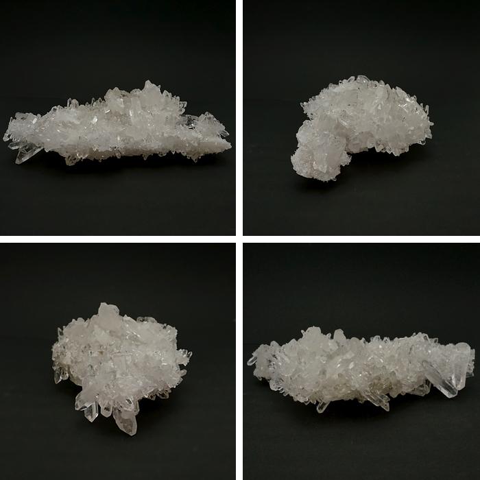【一点物】 ゼッカデソーザ水晶 原石 クラスター 621g ブラジル Zecadesouza Quartz 浄化 天然石 パワーストーンの画像