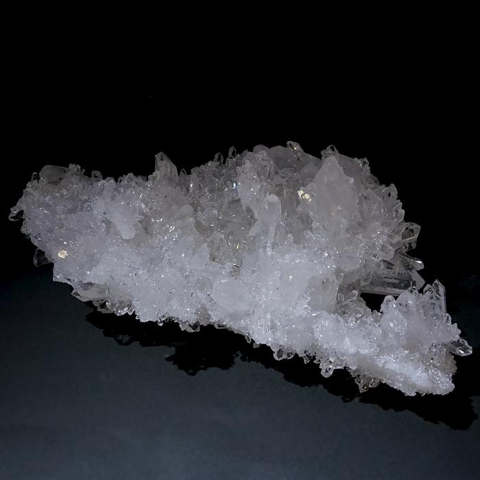 【一点物】 ゼッカデソーザ水晶 原石 クラスター 621g ブラジル Zecadesouza Quartz 浄化 天然石 パワーストーンの画像
