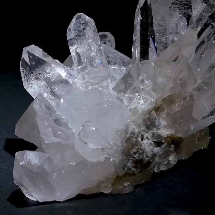 一点物】 ゼッカデソーザ水晶 原石 クラスター 156g ブラジル
