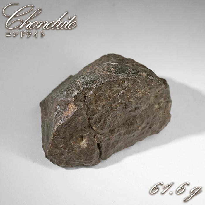 コンドライト 原石 61.6g モロッコ産【一点物】Chondrite 隕石 コンド