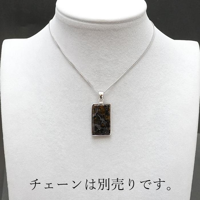 一点物】 パラサイト隕石 ペンダントトップ スクエア 5.8g 一点物】 パラサイト隕石 ペンダントトップ スクエア 5.8g
