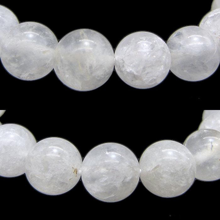 国産石 静岡水晶 粒サイズ10mm 日本の石 静岡水晶 白 10mm ブレスレット 静岡県産 天然石