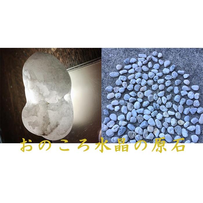 日本の石 おのころ水晶 白 8mm玉 ブレスレット 兵庫県 淡路島 天然石