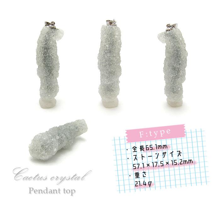 カクタスクリスタル サボテン水晶 インド産 天然石 ネックレス 