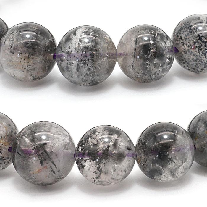 グラファイトインクォーツ ブレスレット 12mm 【一点物】 ヒマラヤ産