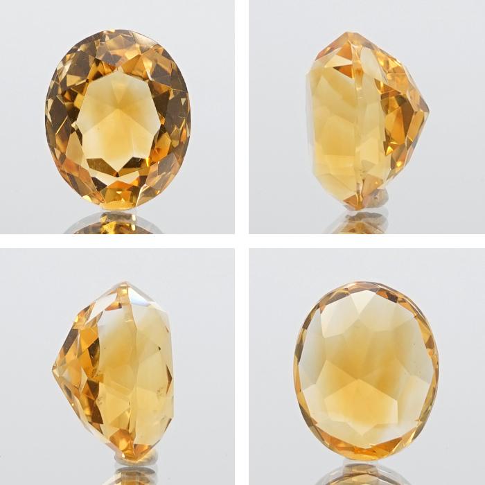 シトリン ルース 5.25ct ブラジル 【一点物】 Citrine 裸石 黄水晶