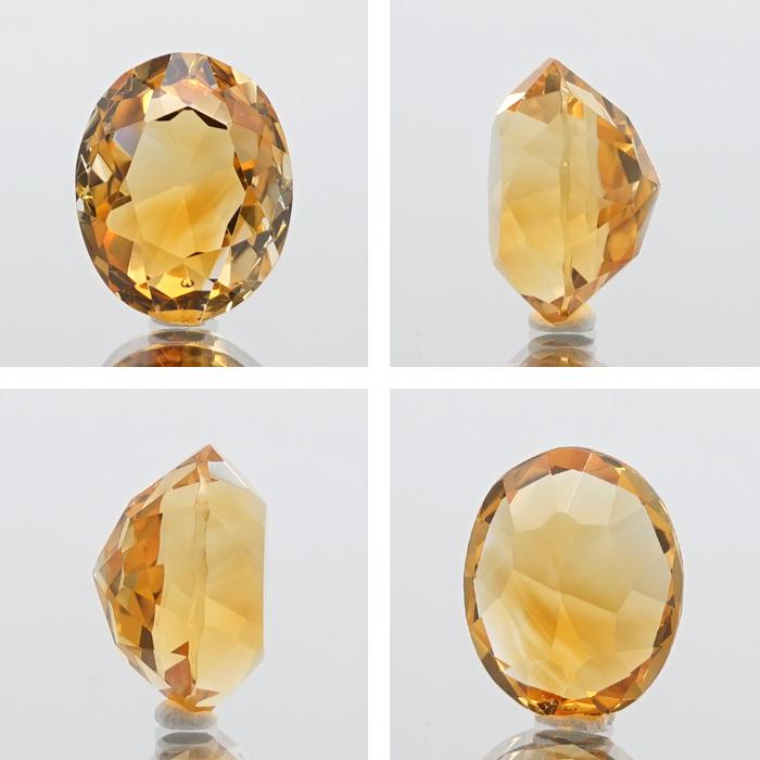 シトリン ルース 5.0ct ブラジル 【一点物】 Citrine 裸石 黄水晶