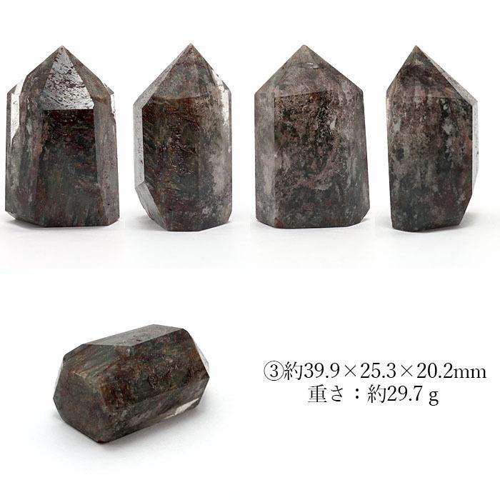 ガーデンクォーツ ポイント 原石 六角柱 【一点物】 Garden quartz