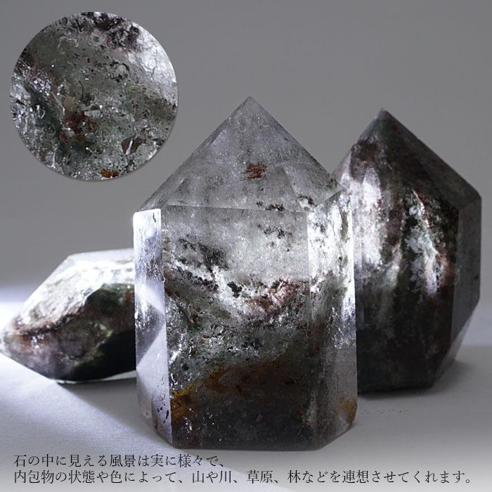 ガーデンクォーツ ポイント 原石 六角柱 【一点物】 Garden quartz