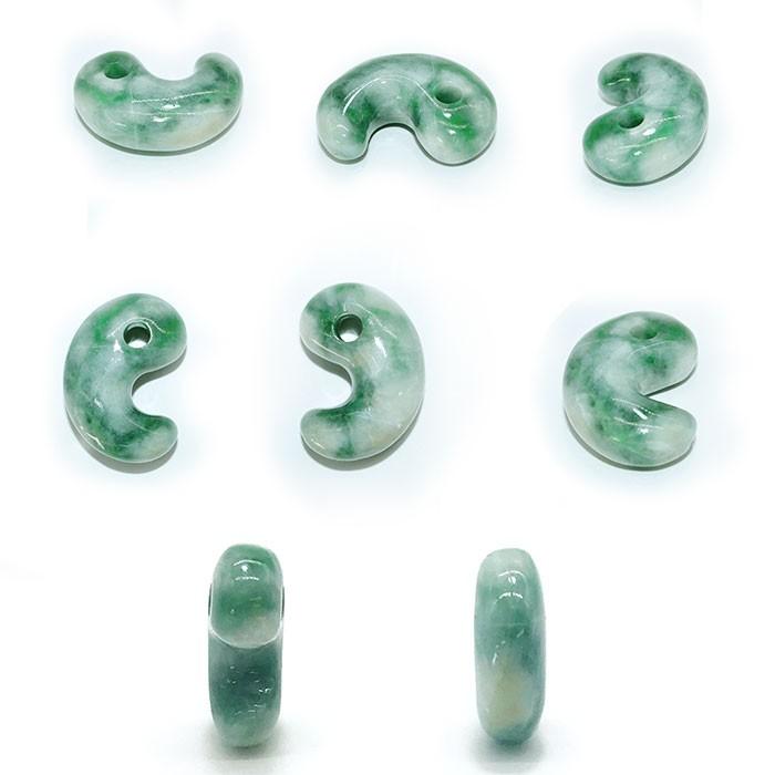 送料無料 糸魚川翡翠 勾玉 10.9g 幸運 パワーストーン 天然石 硬玉