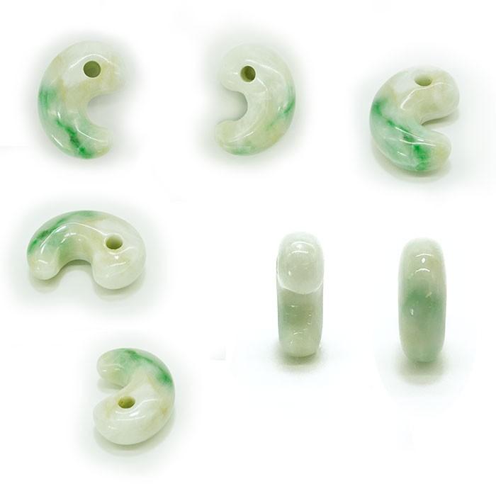 送料無料 糸魚川翡翠 勾玉 12.2g 幸運 パワーストーン 天然石 硬玉