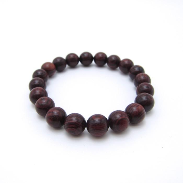 パワーズウッド 紫花梨 ブレスレット10mm : 天然石工房 翡翠 - 通販