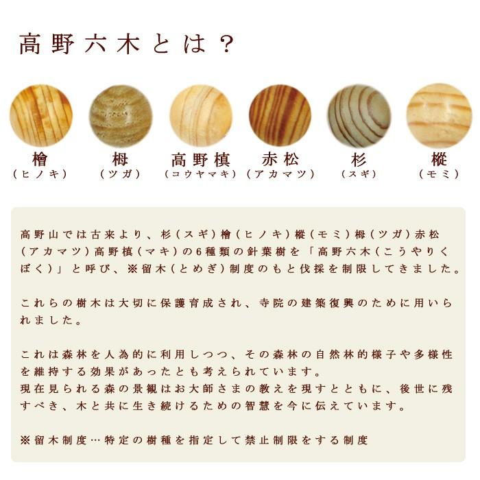 世界遺産・高野山 高野六木ブレスレット 8mm 数量限定 パワーズウッド
