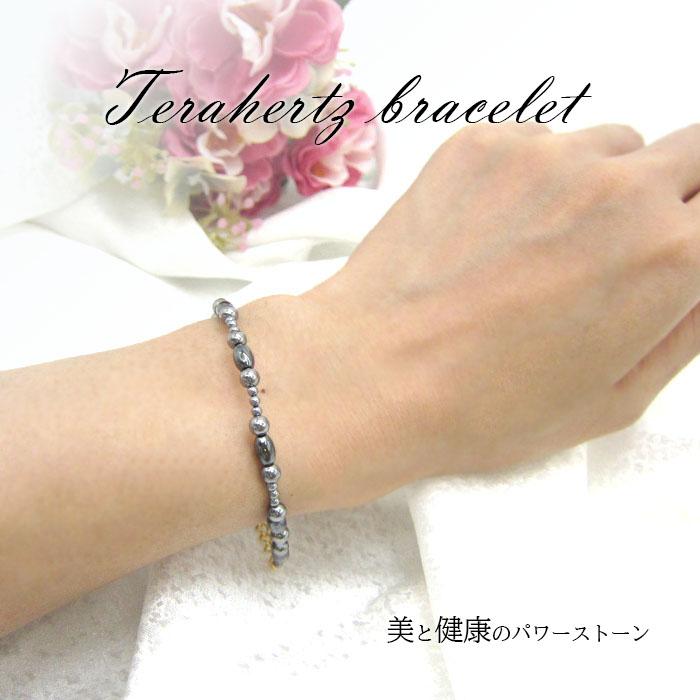 3037 大玉 高純度 テラヘルツ ブレスレット 14㎜ 健康器具 高純度『テラヘルツ』の極太14mm玉シンプルブレスレット 公的