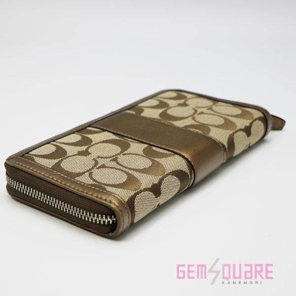 COACH 【値下げ交渉可】COACH コーチ アコーディオンジップ 長財布  