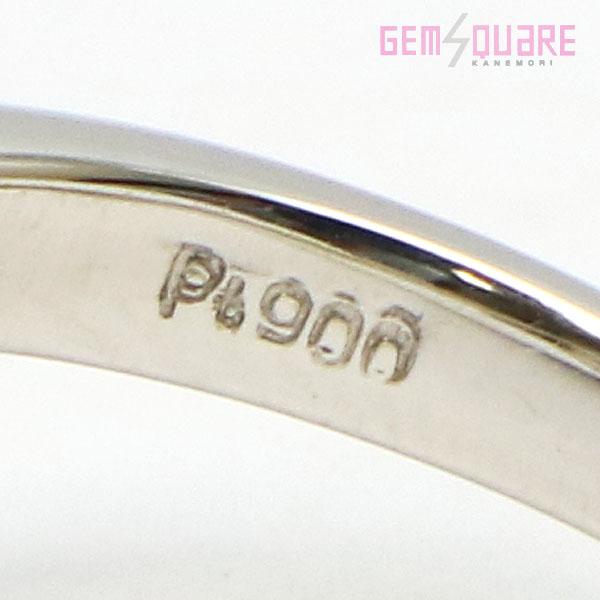 値下げ交渉可】Pt900 赤サンゴ ダイヤモンド リング 指輪 珊瑚 11.8mm 
