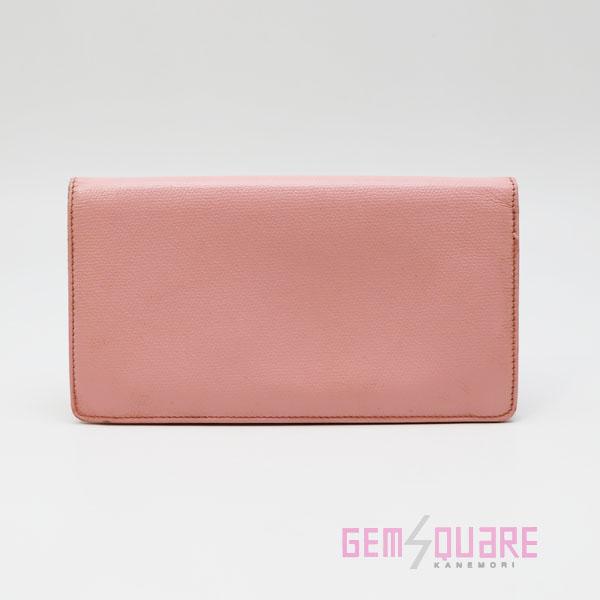 CHANEL ピンク 二つ折り財布 CHANEL 【値下げ交渉可】シャネル ココボタン 2つ折り財布