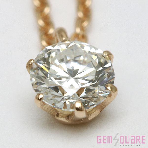 値下げ交渉可】K18PG ダイヤモンド ネックレス D0.188 1.6g 45cm  