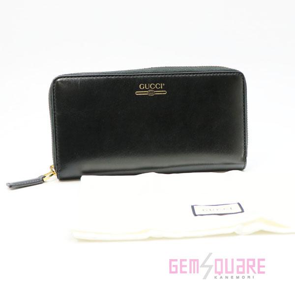 GUCCI 【値下げ交渉可】GUCCI グッチ 財布 ラウンドファスナー 黒  