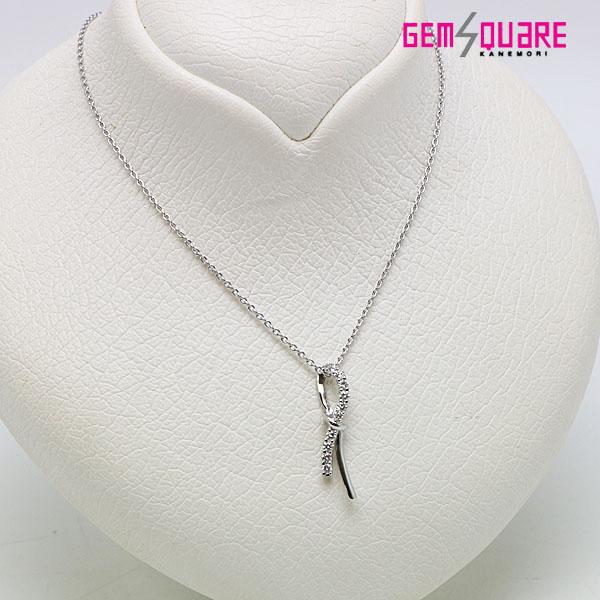 値下げ交渉可】K18WG ダイヤモンド スイートテン ネックレス アズキ  