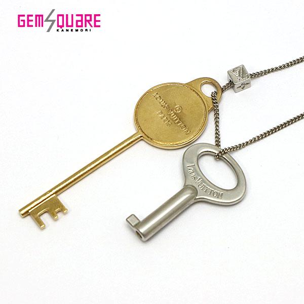 【未使用級】ルイヴィトン コリエ LV キーネックレス ペンダント 未使用級】ルイヴィトン コリエ LV キーネックレス ペンダント