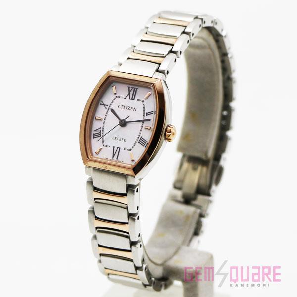 【値下げ交渉可】CITIZEN シチズン エクシード エコドライブ 腕時計 ソーラー 女 シェル 未使用品 EX2084-50Aの画像