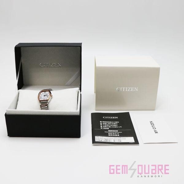 【値下げ交渉可】CITIZEN シチズン エクシード エコドライブ 腕時計 ソーラー 女 シェル 未使用品 EX2084-50Aの画像