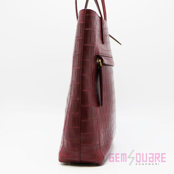 【値下げ交渉可】CROCODILE クロコダイル 2WAYショルダー バッグ HCP社 ワインレッド 美品【質屋出店】 |  | 03
