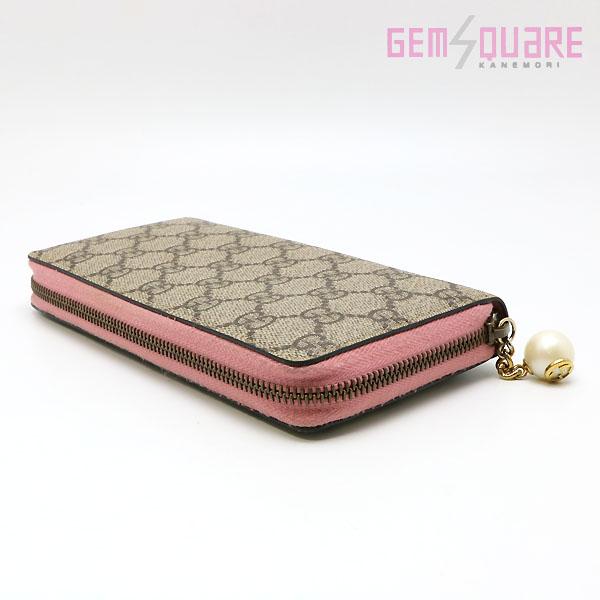 GUCCI（グッチ） 【値下げ交渉可】GUCCI ラウンドファスナー 長財布 GG 