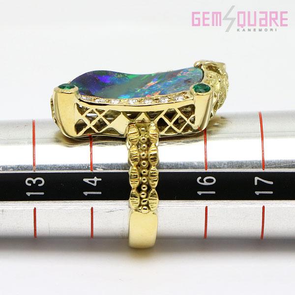 値下げ！ オパール ダイヤモンド K18 指輪