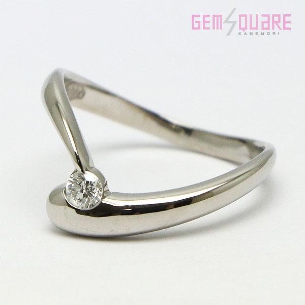 値下げ交渉可】PT900 ダイヤモンド リング D0.12 指輪 3.15g