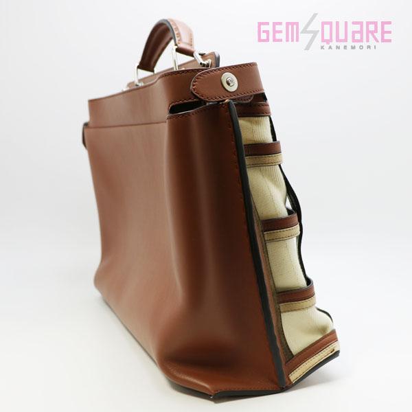 【値下げ交渉可】FENDI フェンディ ピーカブー アイコニックエッセンシャル バッグ 中古 アイボリー 7VA476｜gem-square｜03