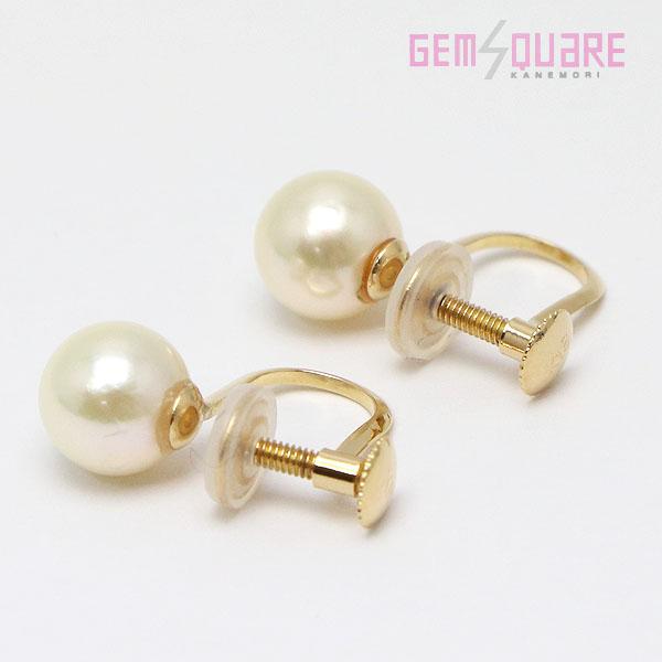 【値下げ交渉可】K18YG アコヤ真珠 パール イヤリング 7.0mm 1.9g 美品【質屋出店】｜gem-square｜04