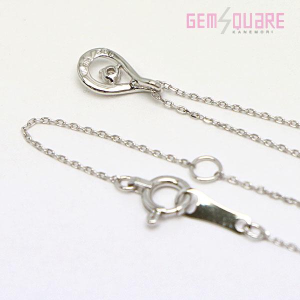 値下げ交渉可】K18WG ダイヤモンド ネックレス D0.02 1.0g 40cm 美品 