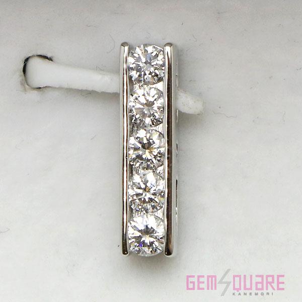 値下げ交渉可】PT900 ダイヤモンド ネックレストップ ヘッド D0.540  