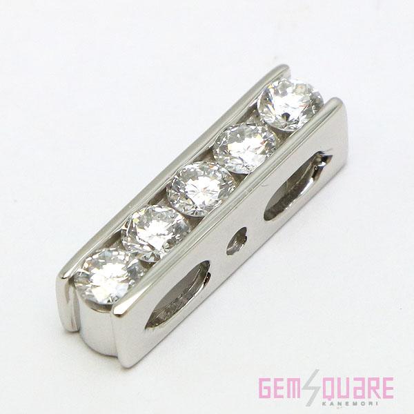 値下げ交渉可】PT900 ダイヤモンド ネックレストップ ヘッド D0.540  