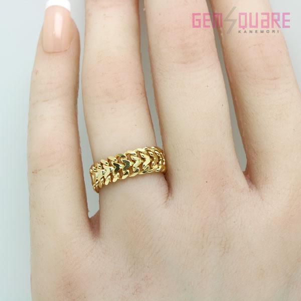 値下げ交渉可】K18YG イエローゴールド キヘイリング 喜平 指輪 4.6g  