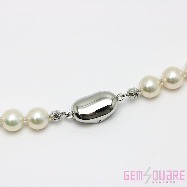 SVアコヤパールネックレス 値下げ交渉可】SV パール ネックレス アコヤ真珠 7.5-8.0mm 42cm
