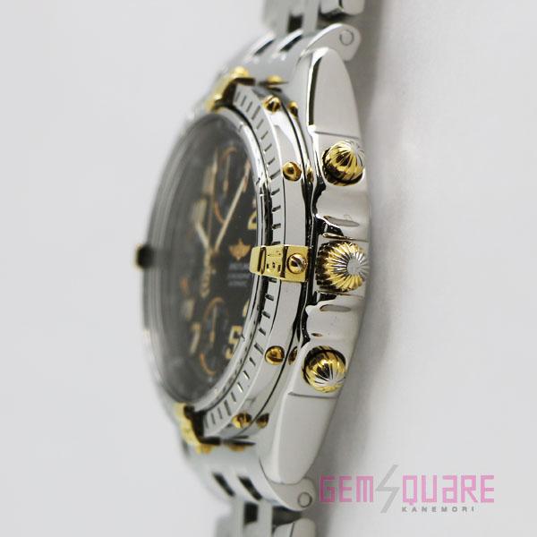 BREITLING ブライトリング クロノマット ビコロ SS/GF 黒 腕時計 仕上済 中古 B13050.1 ブライトリング（BREITLING） 【値下げ交渉可】BREITLING クロノマット