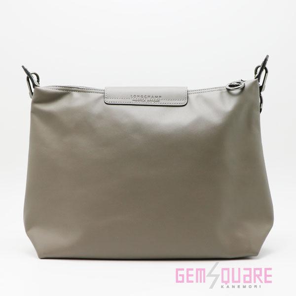 ロンシャン ルプリアージュ エクストラMホーボー バッグ グレー 未使用品 10189987P55 LONGCHAMP - ロンシャン ルプリアージュ エクストラMホーボー バッグ
